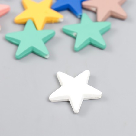 Acrylic beads "Stars" MIX 0.5x2.2x2.2 cm-1