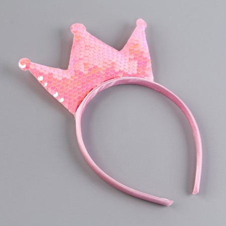 Carnival set "Stylish Princess": Rain, Pink dress with a crown, height 98 cm-9
