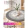 The tablecloth "openwork circles", round, oxford, elastic band, size 140x140 cm, diameter 105-120 cm