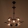 Chandelier 85220/6 E27 40W Black 52x52x53-83 cm Bayerlux
