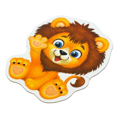 Maxi puzzles "Funny animals", 5 puzzles, 10 parts-3