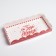 Box for confectionery with PVC lid "Gift from Santa Claus", 10.5 x 21 x 3 cm, New Year