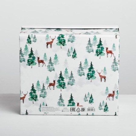 Folding box "Forest Tale", 31.2 x 25.6 x 16.1 cm, New Year-5