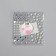 Rhinestones and pearls self -adhesive curly “Assorted”, 125 pcs on the sheet, silver color