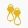 Ice steps 5 spikes size 26-35, yellow, children's