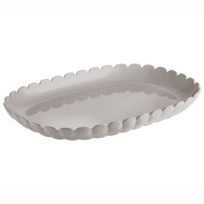 Поднос сервировочный Guzzini Tiffany, размер 45х31 см, цвет серо-бежевый