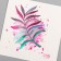 Tattoo on the body color "watercolor. Branch" 6x6 cm