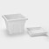 Pot with the Podon "Quadro", 12.2 l, the color is marble