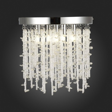 Ceiling EVOLUCE lamp. Sle103302-05. Lucchio. 5x3 W, G9, 30x30x28.2 cm, chromium color-10