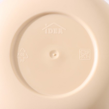 Kashpo for flowers with an insert “Marie”, 650 ml, d = 11.5 cm, h = 10.5 cm, color white clay-4
