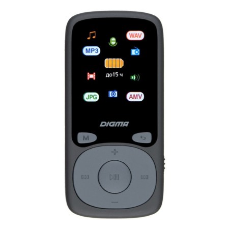 Player Hi-Fi Flash Digma B4 8GB black/1.8 "/fm/microsdhc-7