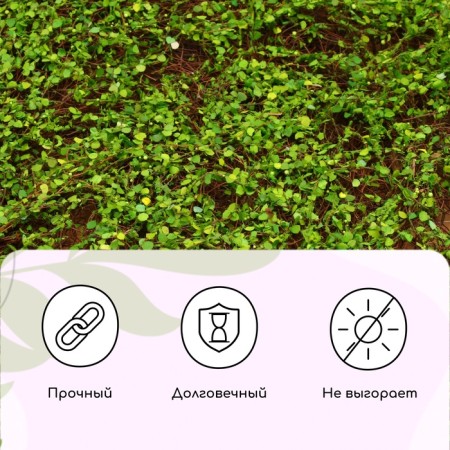 Decorative panel, 90 × 40 cm, “duckweed”, Greengo-6