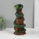 New Year's piggy bank "Snake on the stump" 33 x 14 x 15 cm.