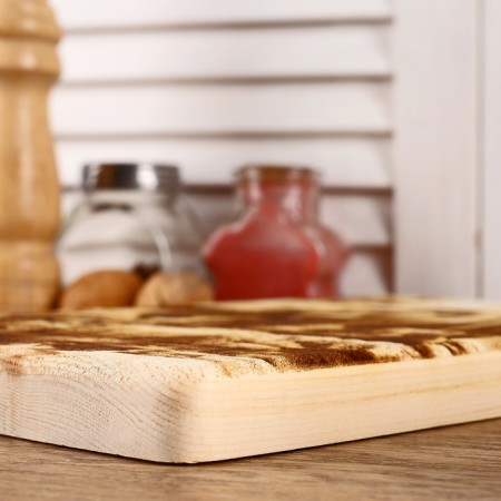 Board from the massif “Bear”, rectangular, 18 × 28 cm-1