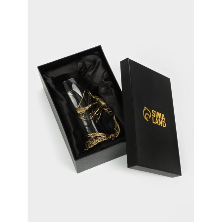 Beer glass "Cancer", gold-7