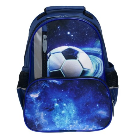 School backpack, 37 x 26 x 13 cm, ergonomic back, Calligrata ORT "Football"-3