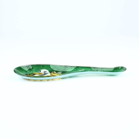 Standing under a spoon New Year's expensive attention of “wealth”, 21.4 x 7.5, glass-2