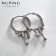 Earrings Metal Xuping drops inspiration, color silver