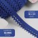 Gum is openwork, 13 mm, 10 ± 1 m, blue color