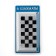 Chess 21 x 21 cm, plastic board and figures, king H-3.5 cm, d-1.3 cm, gray