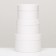 Set of hats 3 in 1, white, 16 x 10 cm, 14 x 9 cm, 13 x 8.5 cm