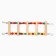 Toy for birds "ladder with beads", 5 steps, 35 cm, mix of flowers
