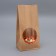 Craft package Pack Pack, two -layer, with a window, a rectangular bottom 12 (9) x 8 x 25 cm