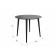 Dining table Scandil 2, 900 x 900 x 750, coffee/wenge