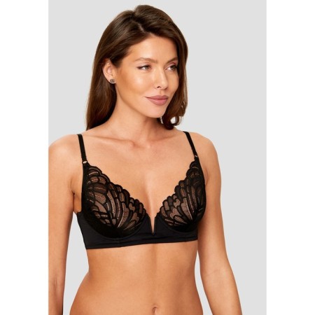 Women's bras Divina, size 70b, black color-1