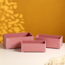 A set of wooden drawers 
