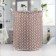 Basket Besnaya textile "Zigzag", 35 × 35 × 45 cm, brown color