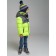 Knitted set for a boy: hat and snood, size 50