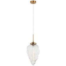Suspended lamp Cream 1xe27 40W, size 25x25x59.5-150 cm, bronze color