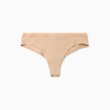 Трусы женские бразилиана, цвет обжаренный миндаль, р-р 50 (XL)