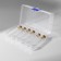 A set of jars for storing beads, d = 2.2 × 7 cm, 6 pcs, in a container, 14.5 × 8.5 × 3.5 cm