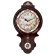 Wall-wall watches with a pendulum, 2 batteries, 56 x 30 x 28 cm, D-20 cm, brown