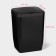 Garbage bucket of sensory shade, 12 l, black color