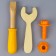 Game set "Tools" 15 × 16 × 6 cm