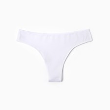 Cowards female brazilians, white color, size 46 (m)