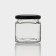 A set of glass cans with a black lid and label, TO-82, 0.39 L, 6 pcs