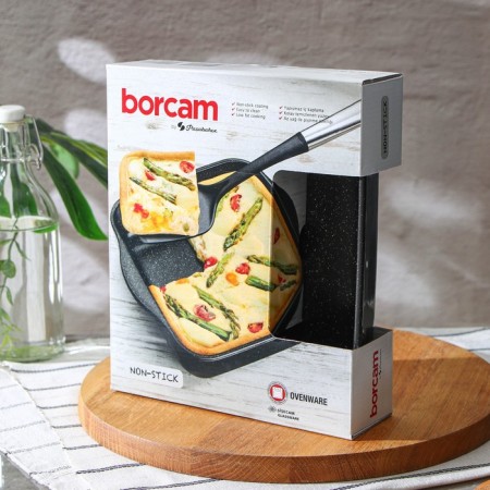 Form for baking and baking of heat -resistant glass "Black granite", 1.95 l, 22 × 25.6 cm-4