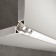 Built-in angular aluminum profile (external angle) for Elektrostandard LED tape, LL-2-ALP015, 2 m, color gray color