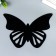 Interior mirror sticker "Openland butterfly" black 21x15 cm