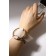 Bracelet Skin "Pompei" capture, light-beige color in gold, 24 cm