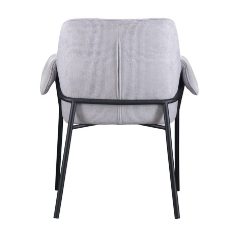 Aline chair, 550 × 700 × 830 mm, Shenill, light gray color-12