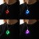 LED pendant "Heart" 60 cm, batteries, glow of multi (RGB)