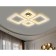 LED ceiling LED with Ambrella Light, Ice, FA1726, 4XLED, 108 W, 8175LUM, 3000-6400K, Chromium Color Chrome