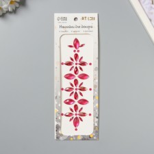 Sticker of rhinestones plastic 