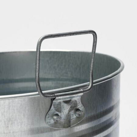 Vazon galvanized with handles, 11 l, h = 49 cm, GOST-3