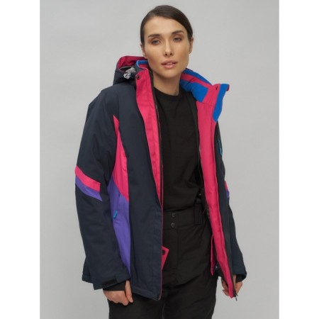 Ski suit, size 44, dark blue color-9